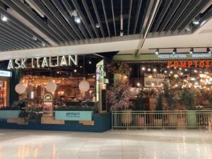 Ask Italian restaurant at Bluewater shopping centre