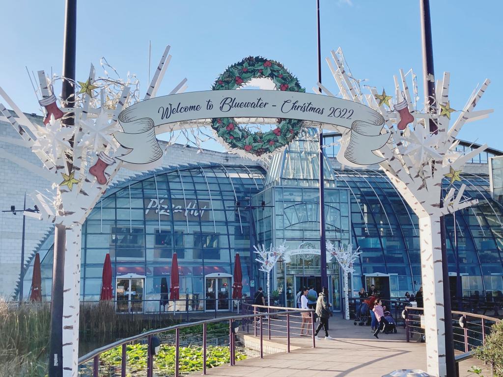 Bluewater shopping centre winter garden