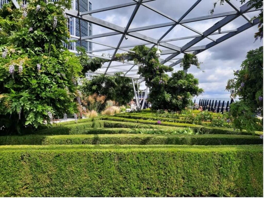The gardens at 120 Fenchurch Street
