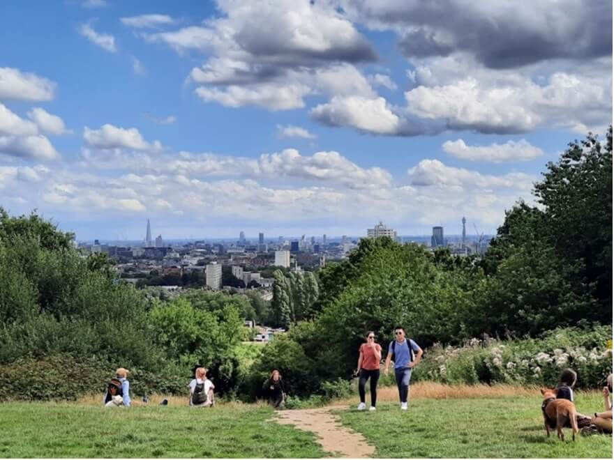 Views from Parliament Hill as one of best free views of London