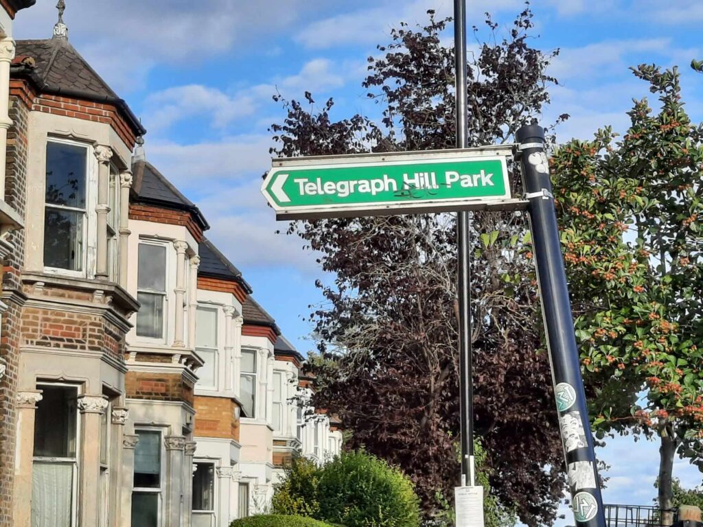 Telegraph Hill park entrance
