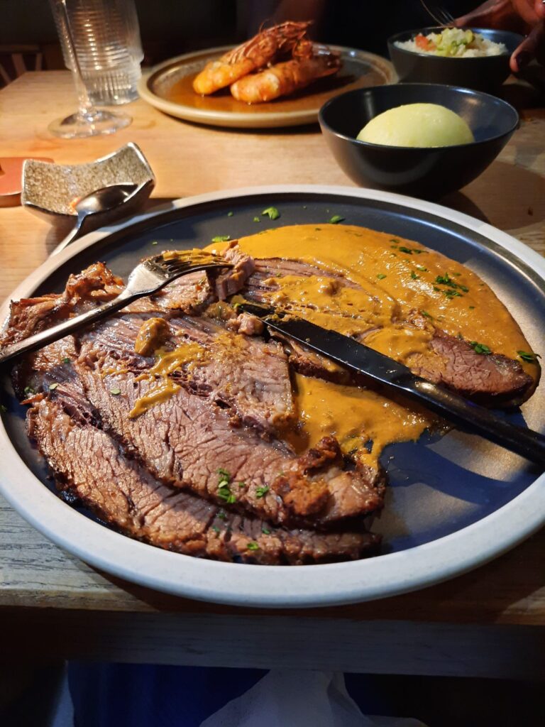 Little Baobab restaurant, Africa Centre, Beef in mafe sauce featured on Things Friends Should Know blog